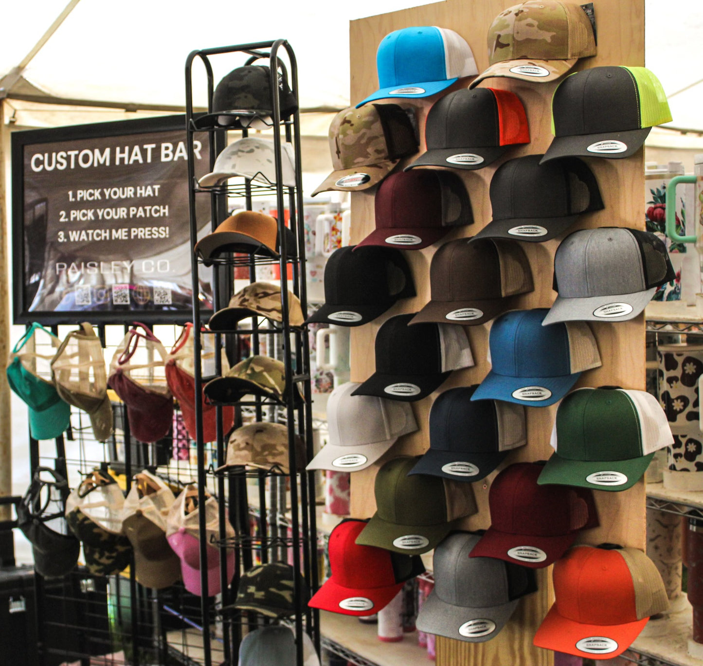 25 Pack Logo Hats at $20 each