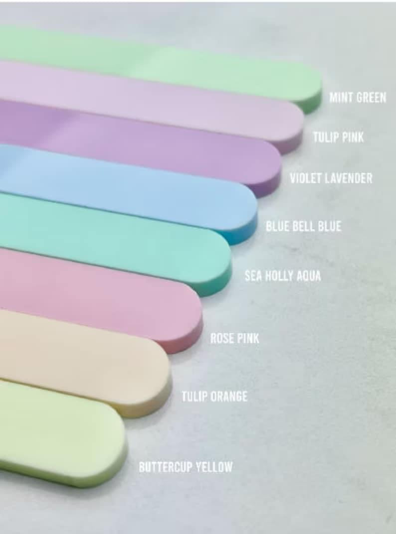 Acrylic Bunny Name Tag