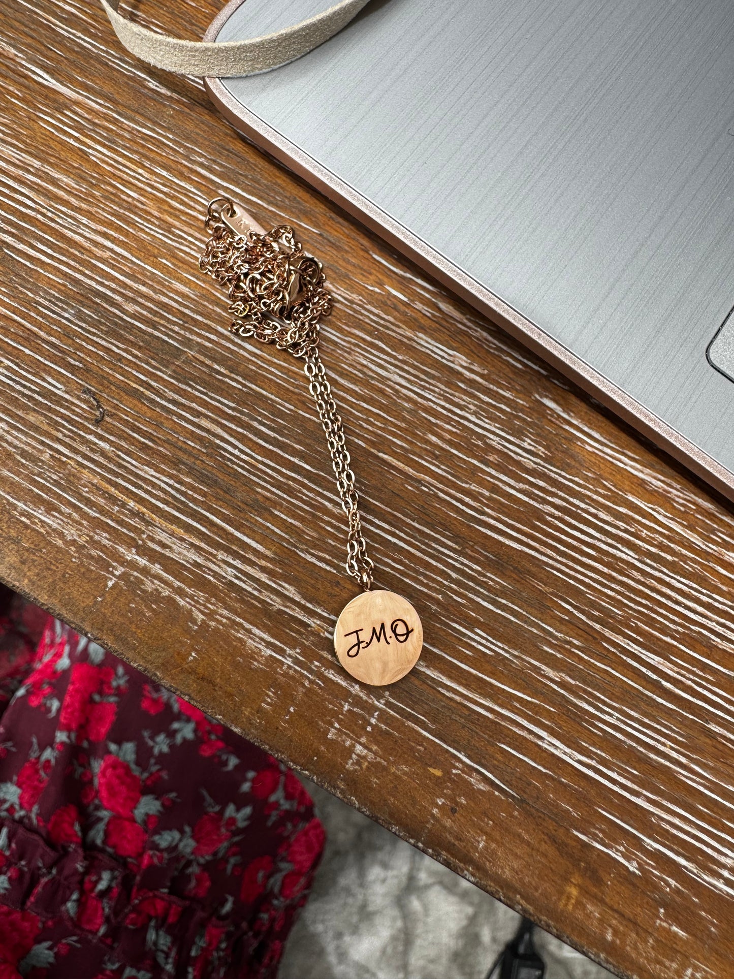 Round Charm Necklace