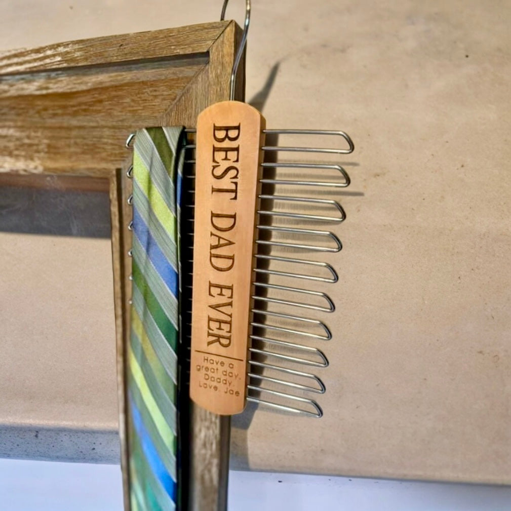 Custom Tie Rack