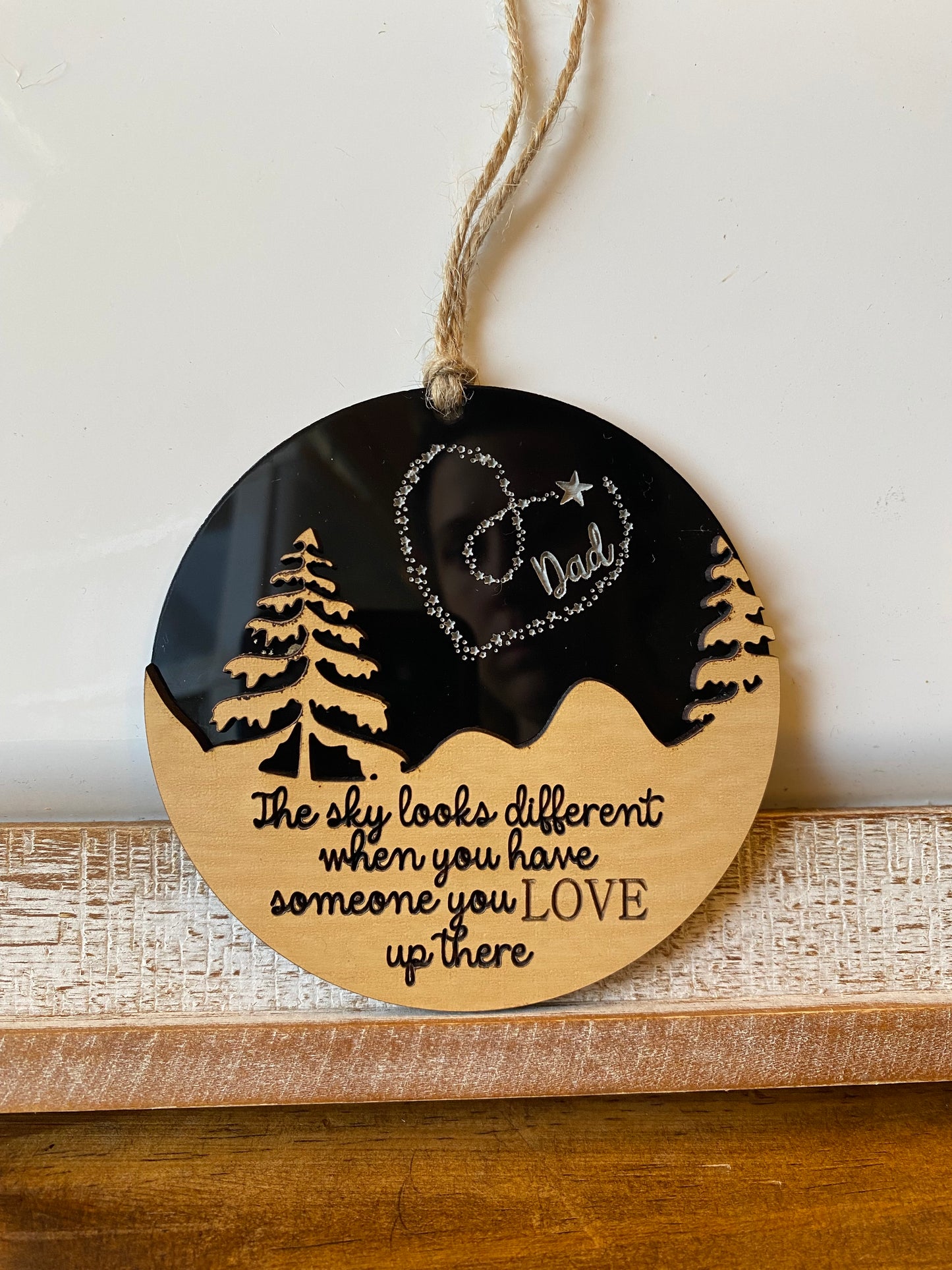 The Sky Looks Different Ornament