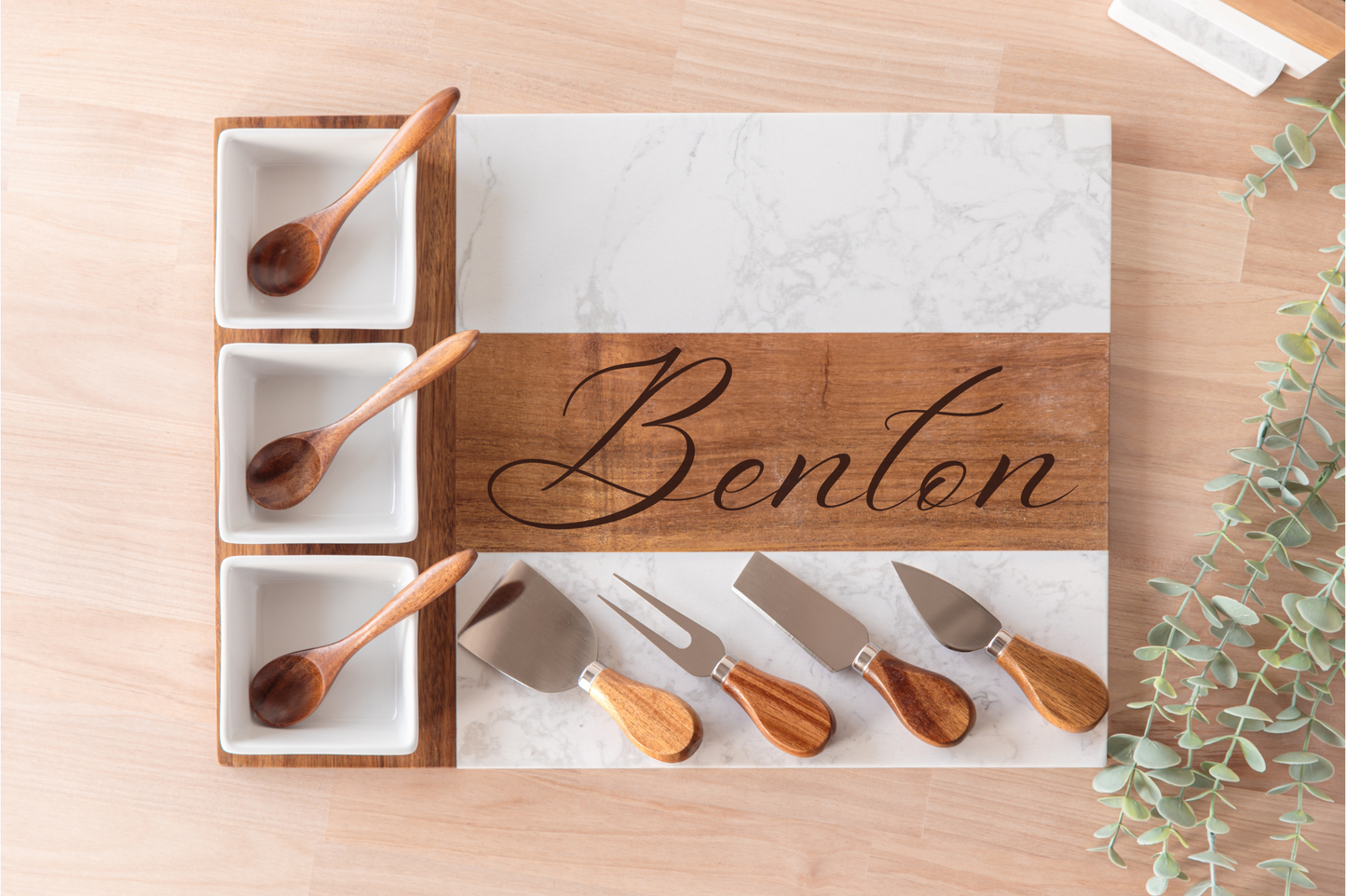 5 pack Marble Charcuterie Sets at $60 each Bulk Discount