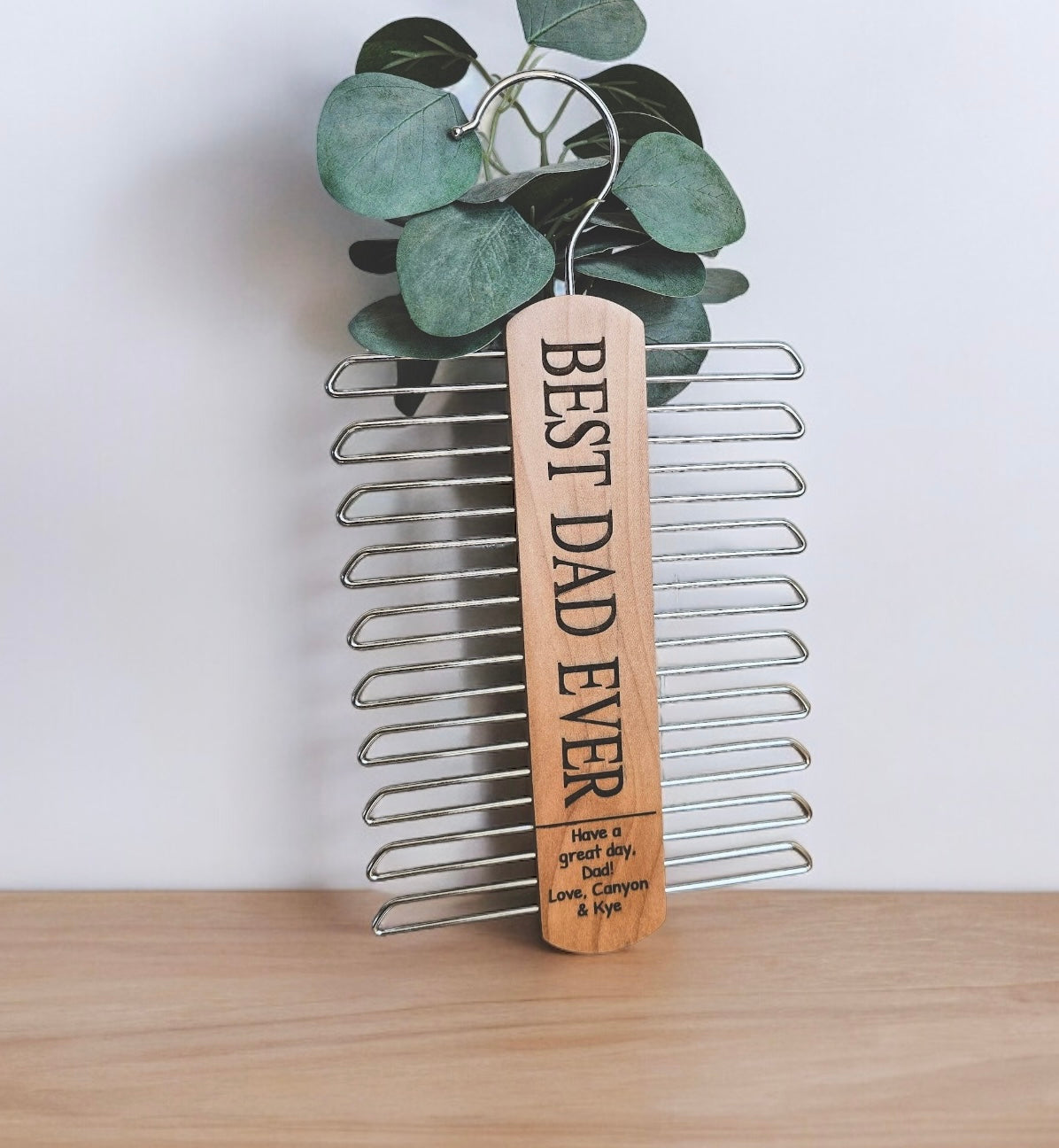 Custom Tie Rack