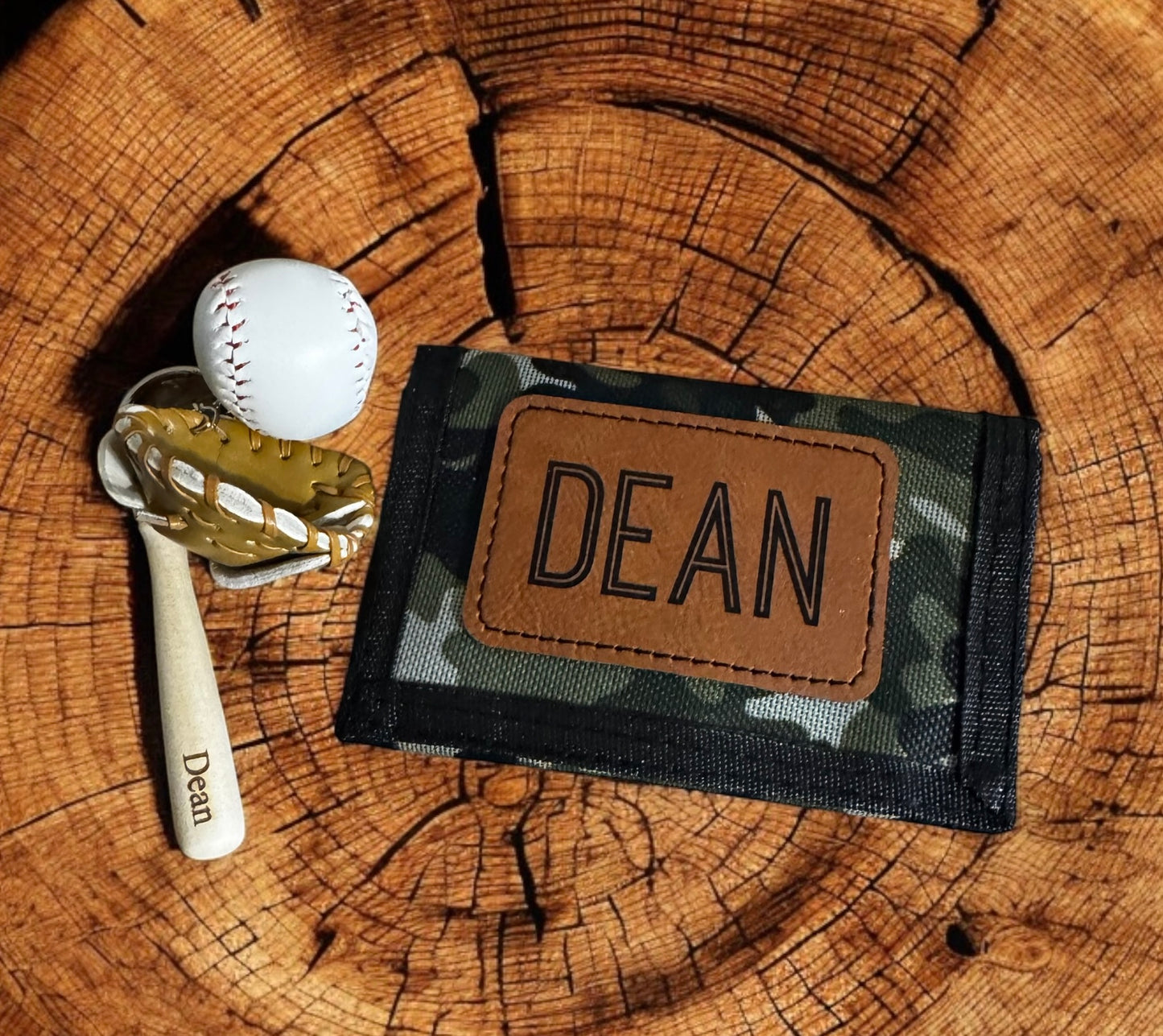 Baseball Keychain with Glove