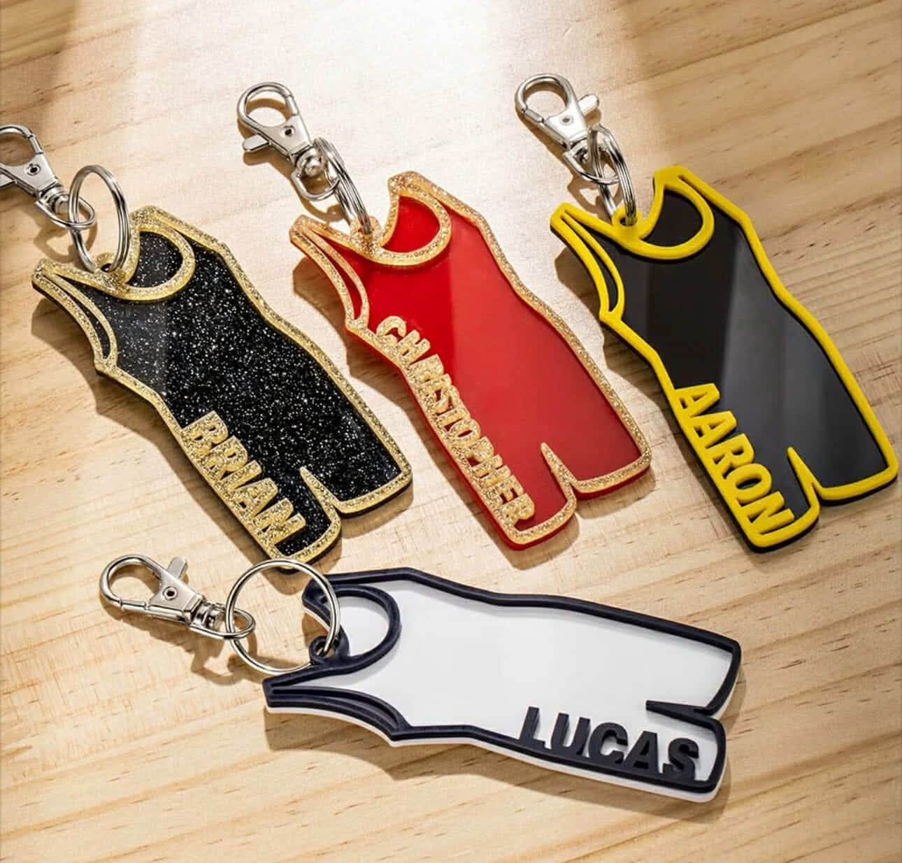 Jersey keychain