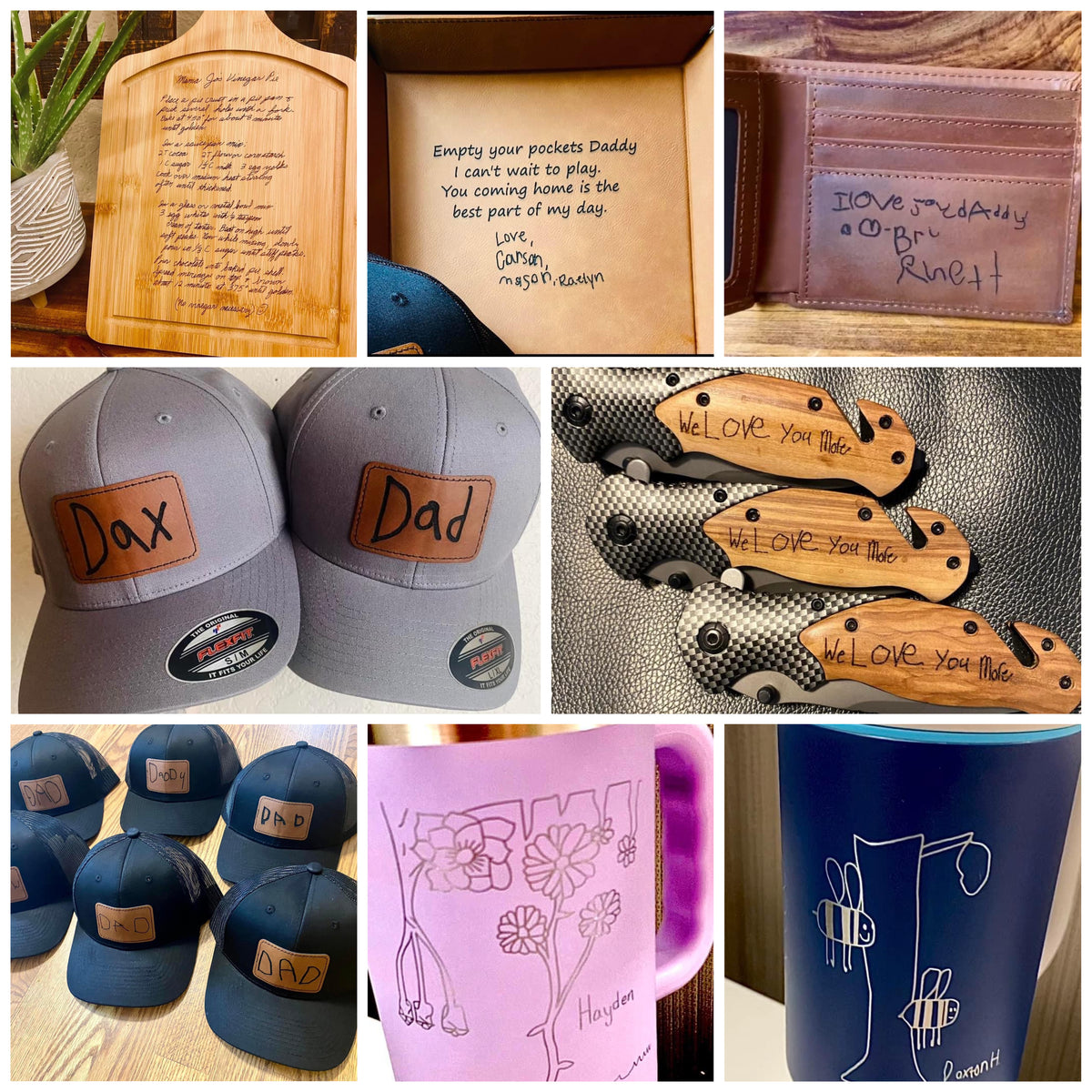 Handwritten Engraved Gifts