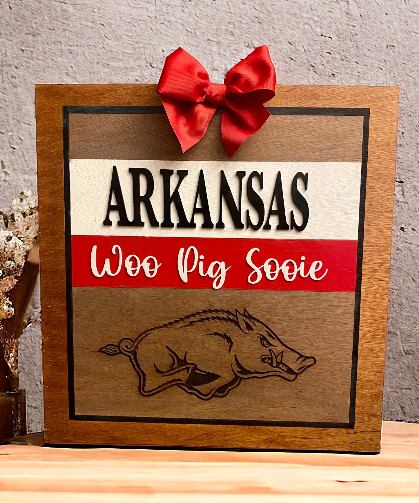 Razorback Sign -Square