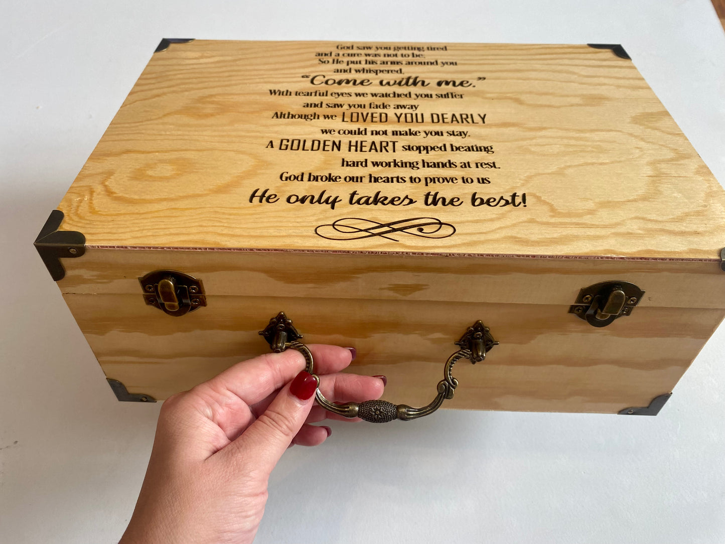 Custom Memorial Box