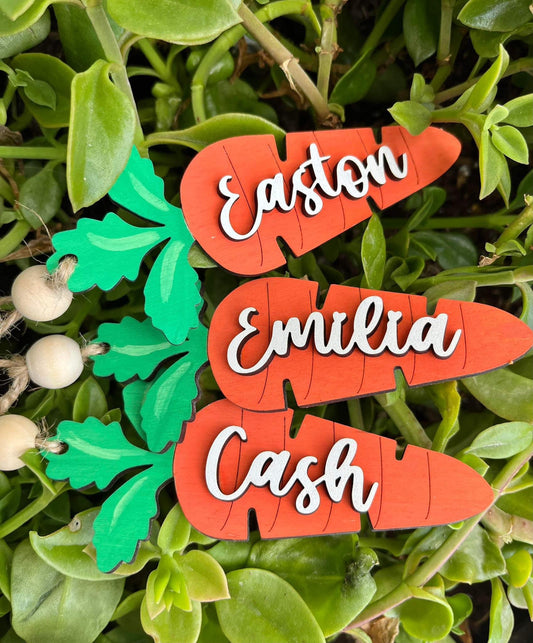 Carrot Name Tag