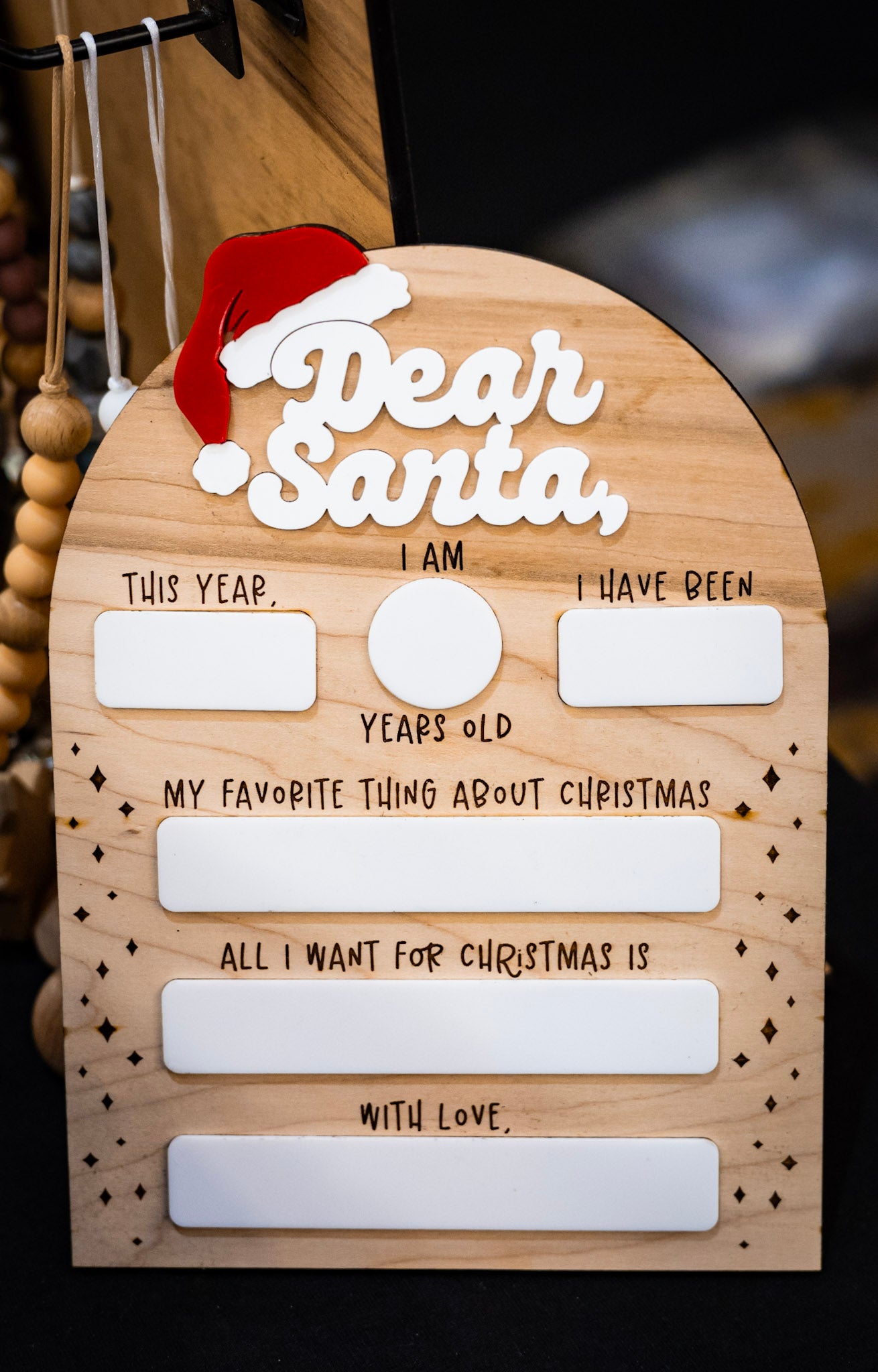 Dear Santa Christmas Board