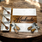 10 pack Marble Charcuterie Sets at $55 each