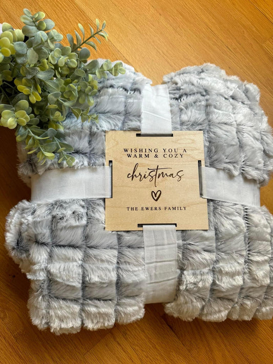 Custom 50x60 Sherpa-Faux Blanket