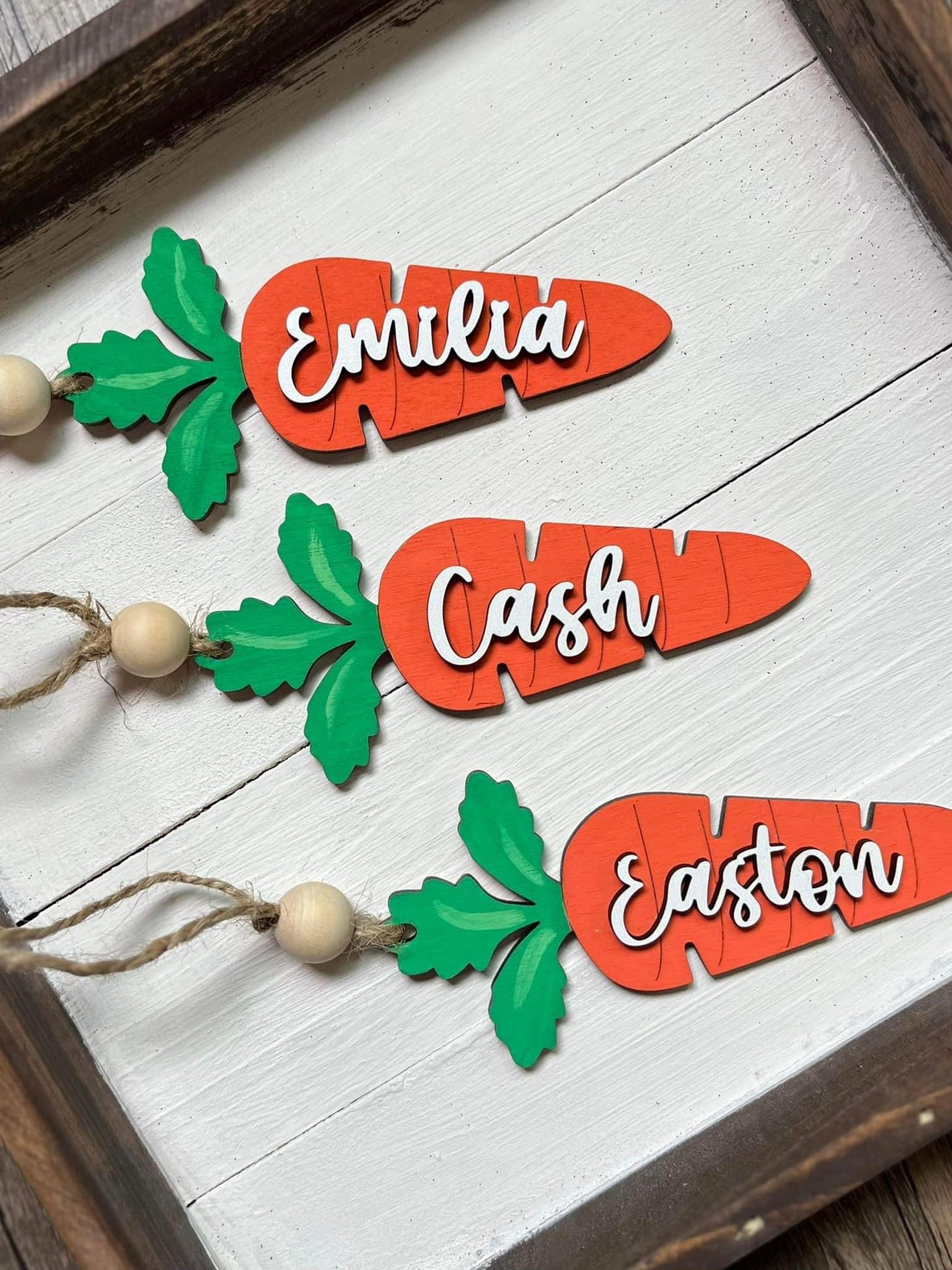 Carrot Name Tag