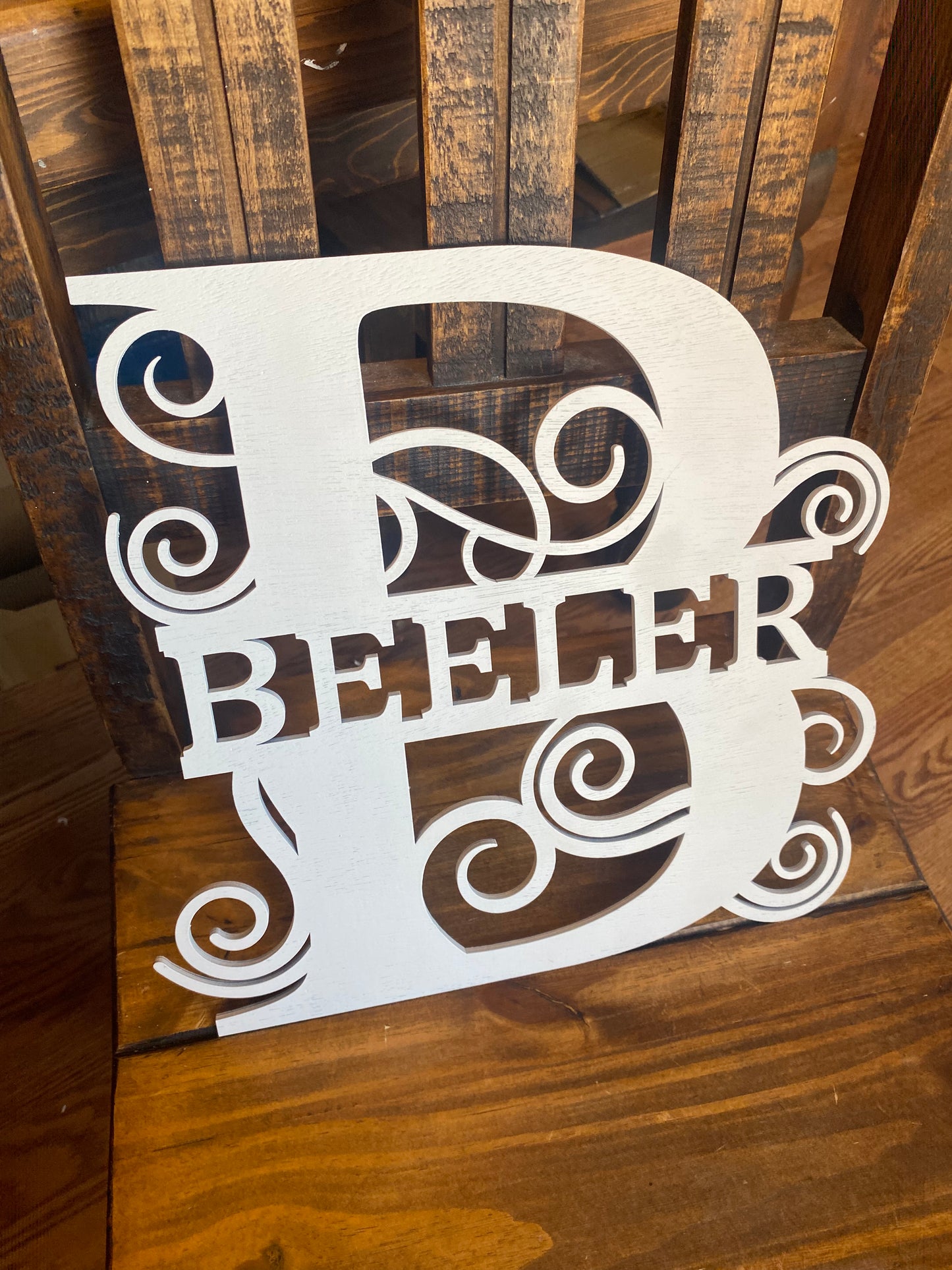 Family Monogram Sign