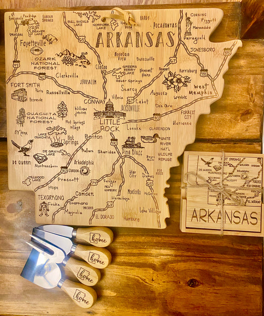 Arkansas Cutting Board Set