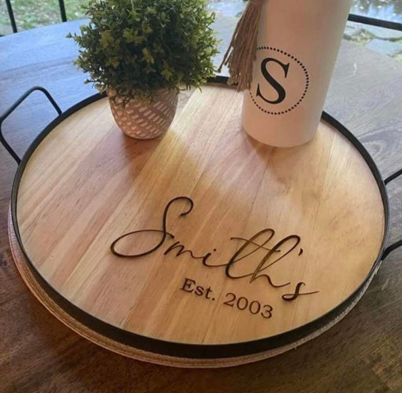 Custom Engraved Tray