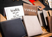 Leather Wallet- Trifold & Bifold Available