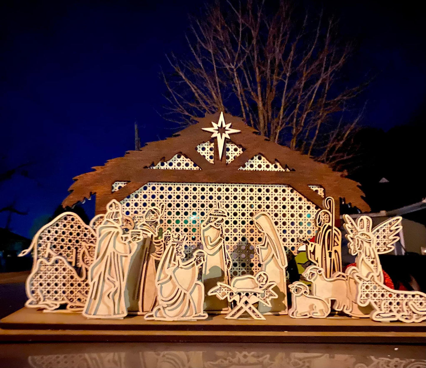 Wooden Nativity Set