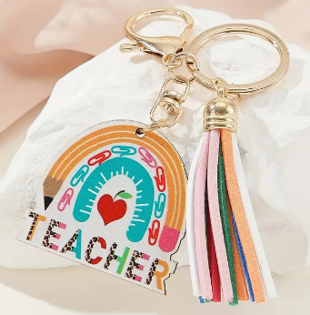 Teacher Name Keychain