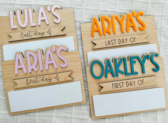 Days of School Sign