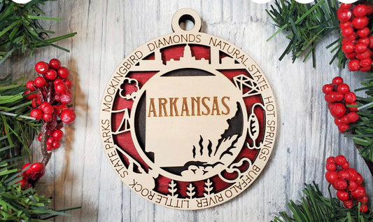 Arkansas Ornament