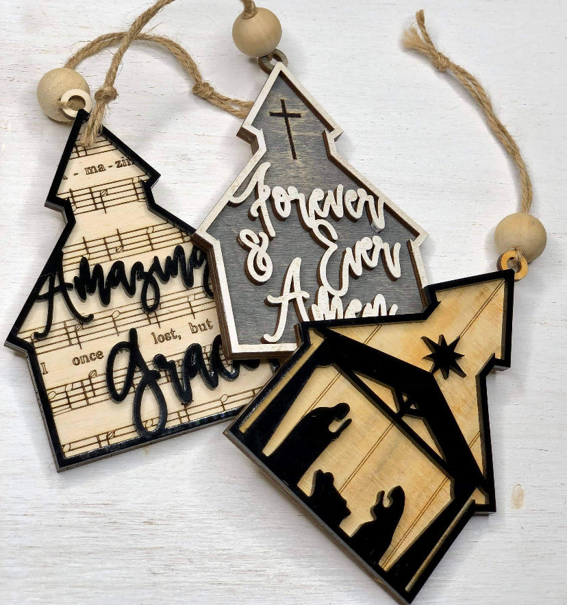 Hymns & Nativity Ornaments