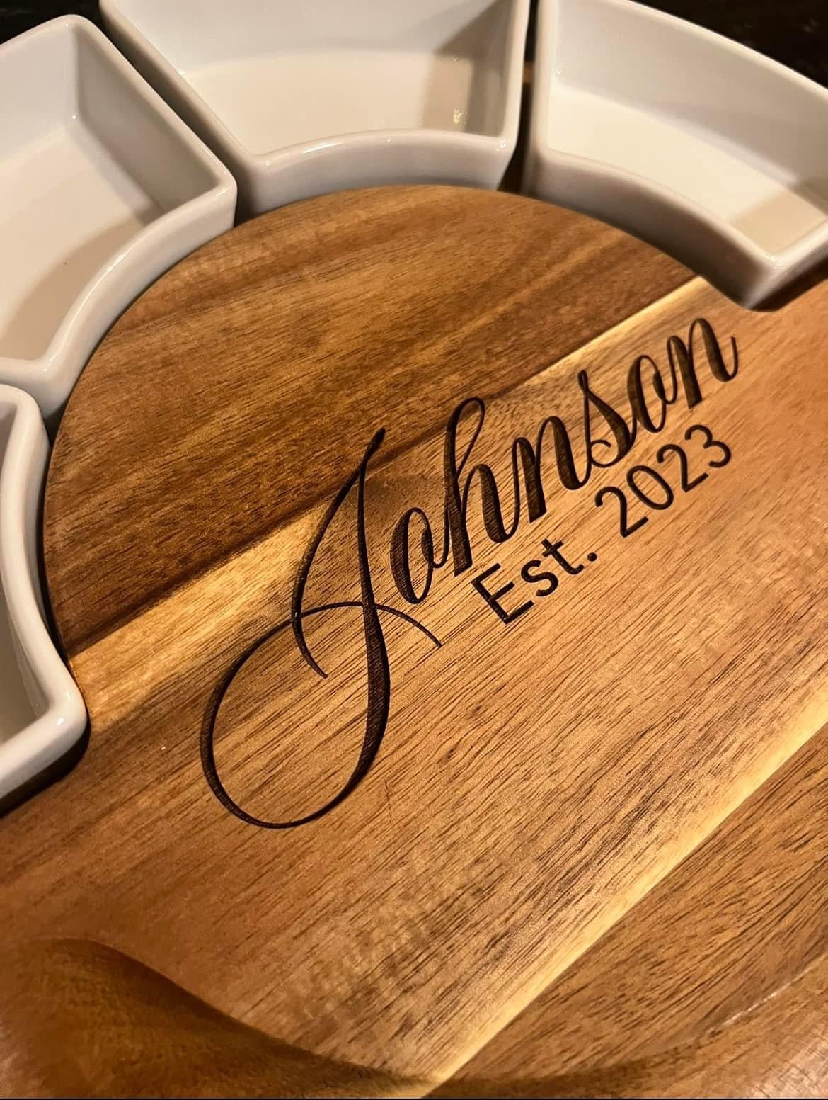 Custom Engraved Appetizer Board