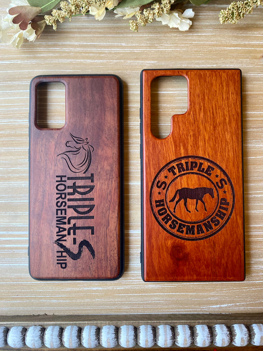 Logo Engraved Phone Case